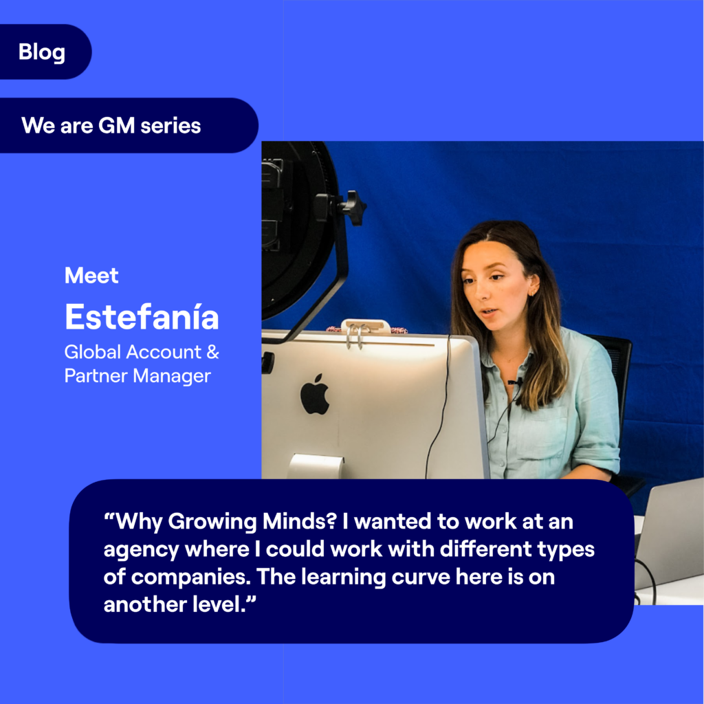wearegm - Estefania Global account manager of Spain